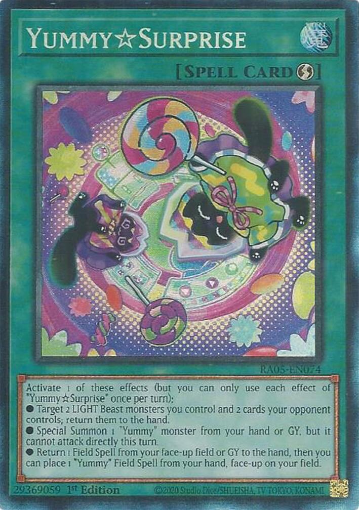 YummySurprise (Collector's Rare) [RA05-EN074] Collector's Rare | Total Play