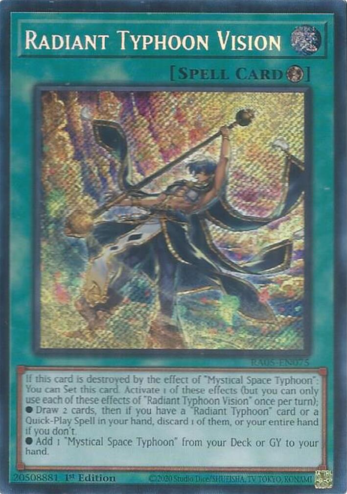 Radiant Typhoon Vision (Secret Rare) [RA05-EN075] Secret Rare | Total Play