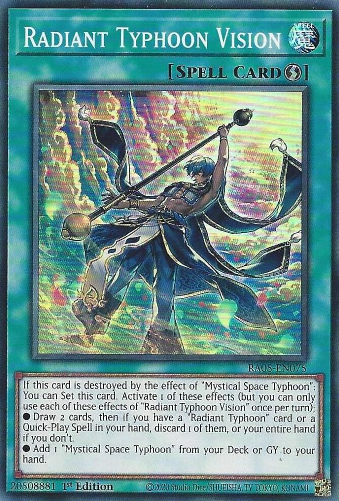 Radiant Typhoon Vision [RA05-EN075] Super Rare | Total Play