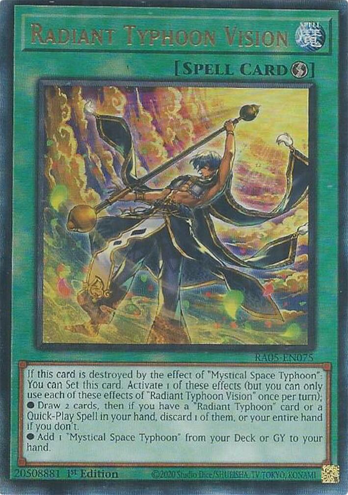 Radiant Typhoon Vision (Ultimate Rare) [RA05-EN075] Ultimate Rare | Total Play
