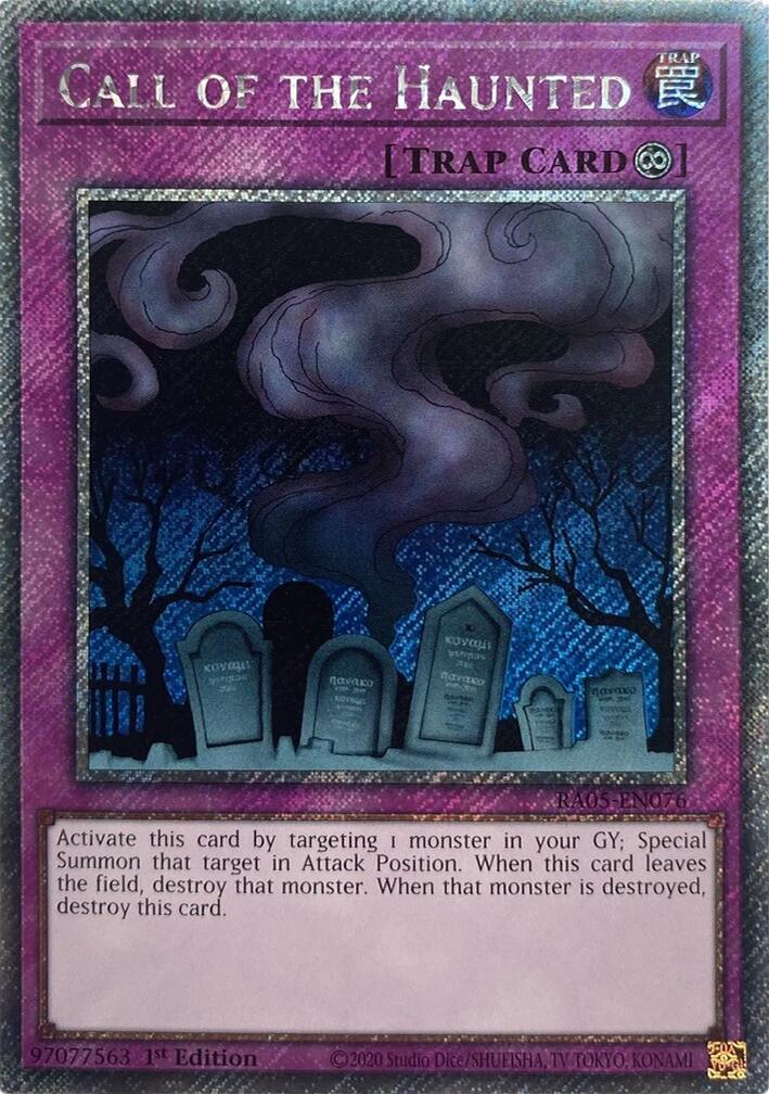 Call of the Haunted (Platinum Secret Rare) [RA05-EN076] Platinum Secret Rare | Total Play