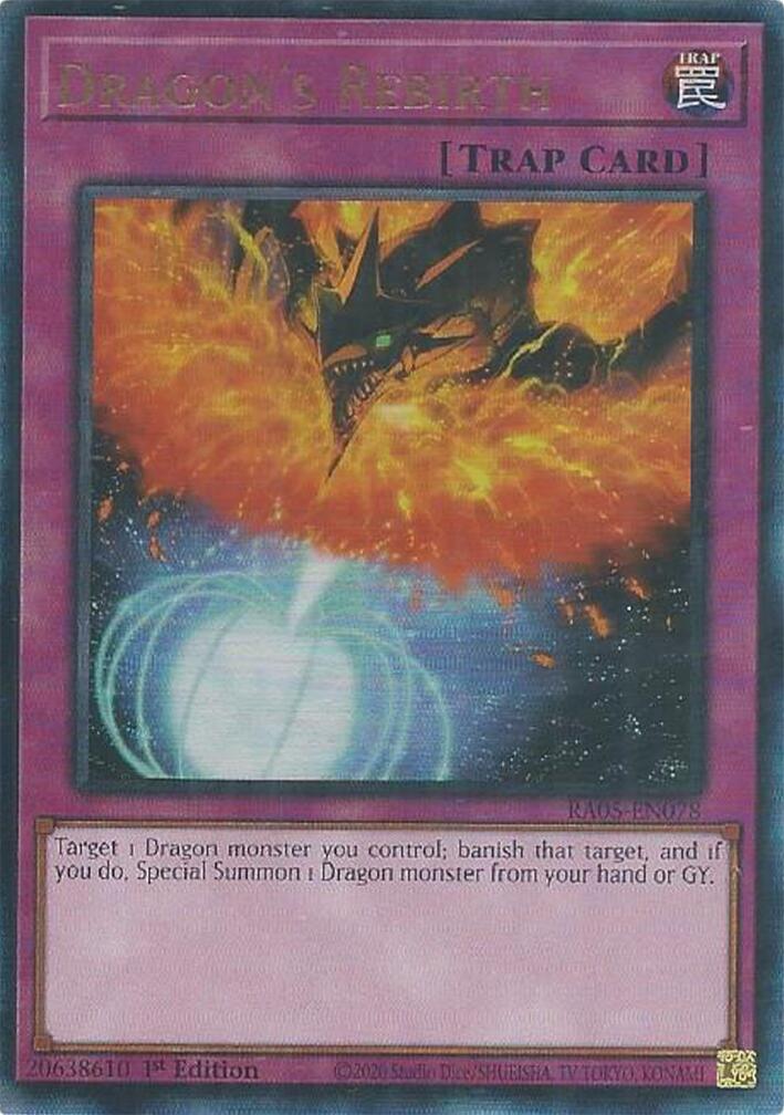 Dragon's Rebirth (Ultimate Rare) [RA05-EN078] Ultimate Rare | Total Play