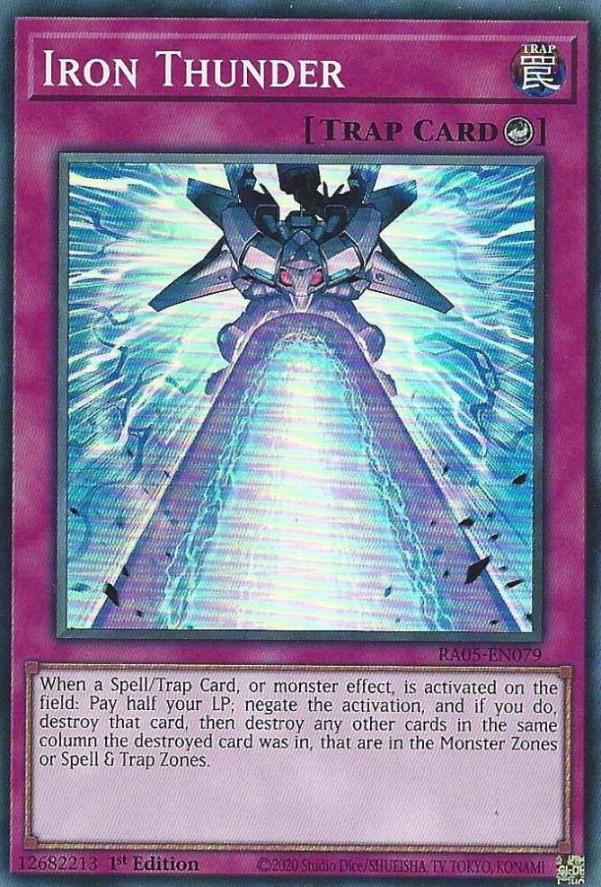 Iron Thunder [RA05-EN079] Super Rare | Total Play
