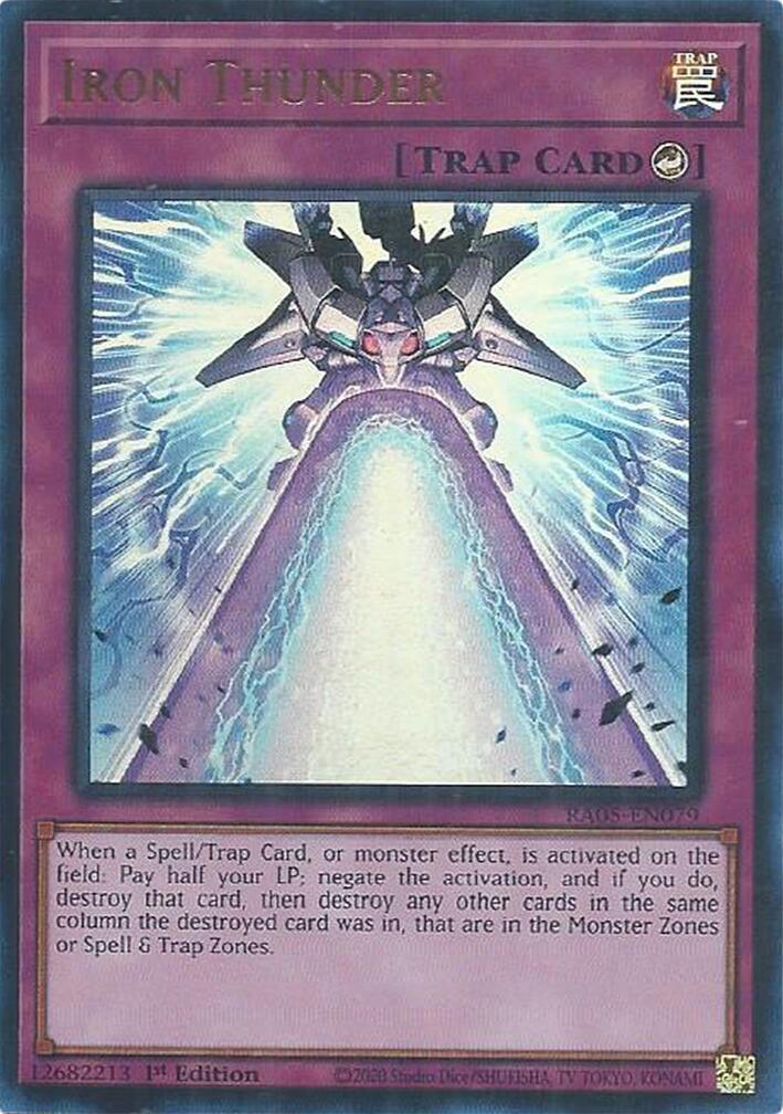 Iron Thunder (Ultra Rare) [RA05-EN079] Ultra Rare | Total Play
