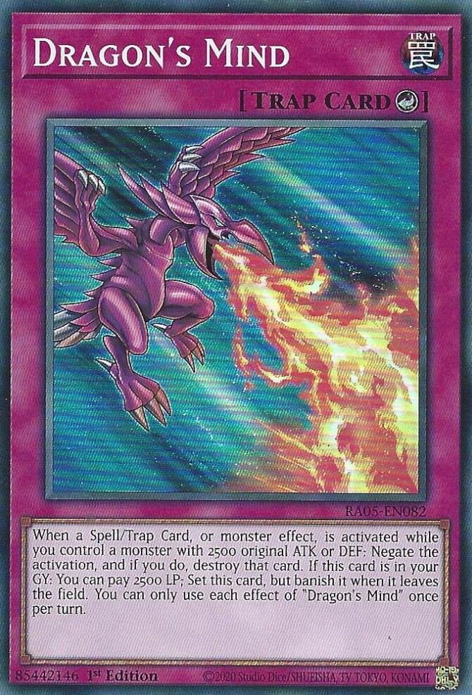 Dragon's Mind [RA05-EN082] Super Rare | Total Play