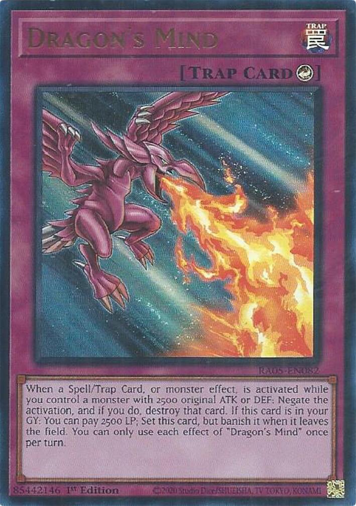 Dragon's Mind (Ultra Rare) [RA05-EN082] Ultra Rare | Total Play