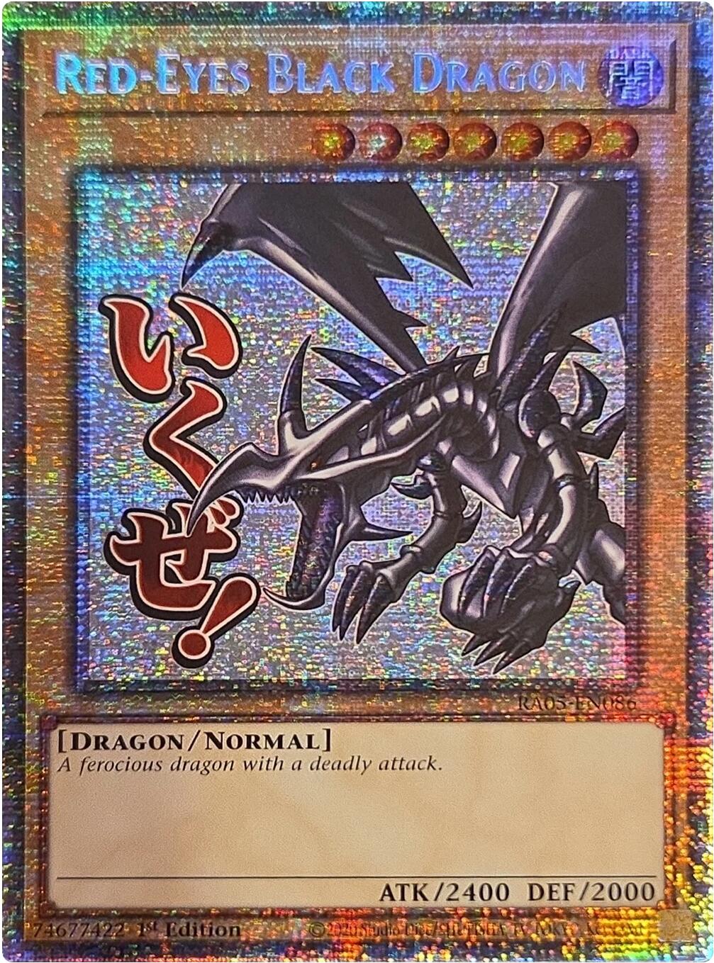 Red-Eyes Black Dragon (Starlight Rare) [RA05-EN086] Starlight Rare | Total Play