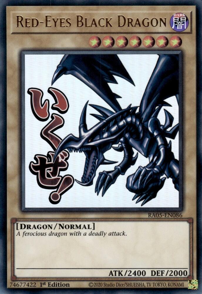 Red-Eyes Black Dragon [RA05-EN086] Ultra Rare | Total Play