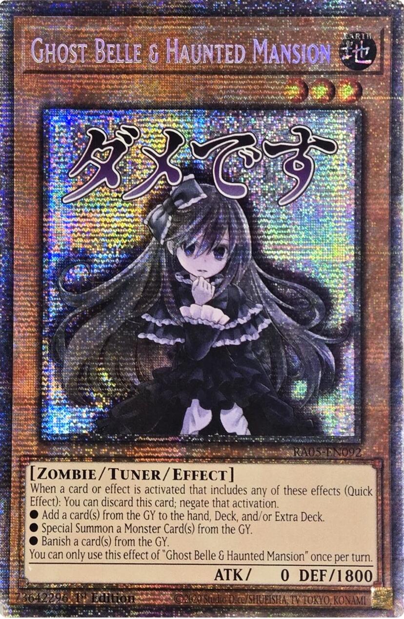 Ghost Belle & Haunted Mansion (Starlight Rare) [RA05-EN092] Starlight Rare | Total Play