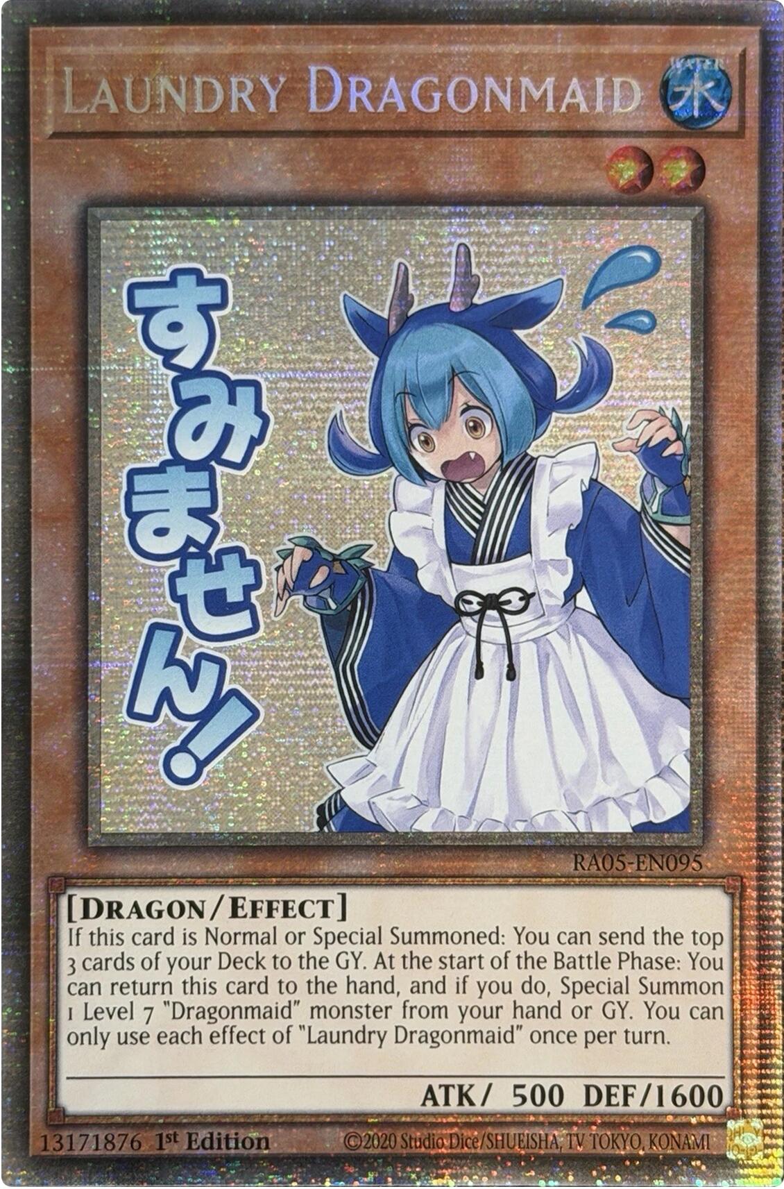 Laundry Dragonmaid (Starlight Rare) [RA05-EN095] Starlight Rare | Total Play