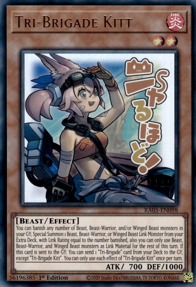 Tri-Brigade Kitt [RA05-EN098] Ultra Rare | Total Play