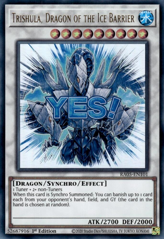 Trishula, Dragon of the Ice Barrier [RA05-EN101] Ultra Rare | Total Play