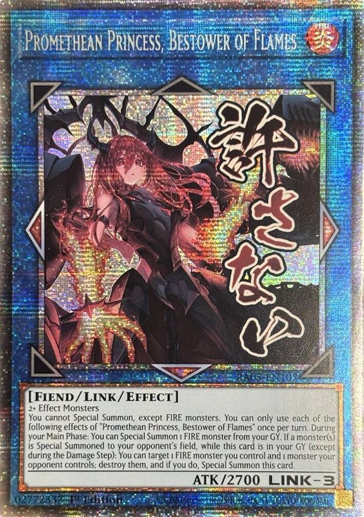 Promethean Princess, Bestower of Flames (Starlight Rare) [RA05-EN107] Starlight Rare | Total Play