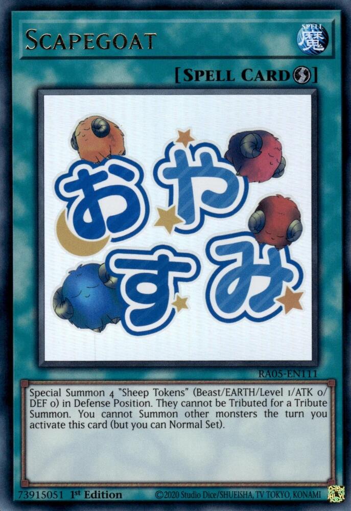Scapegoat [RA05-EN111] Ultra Rare | Total Play