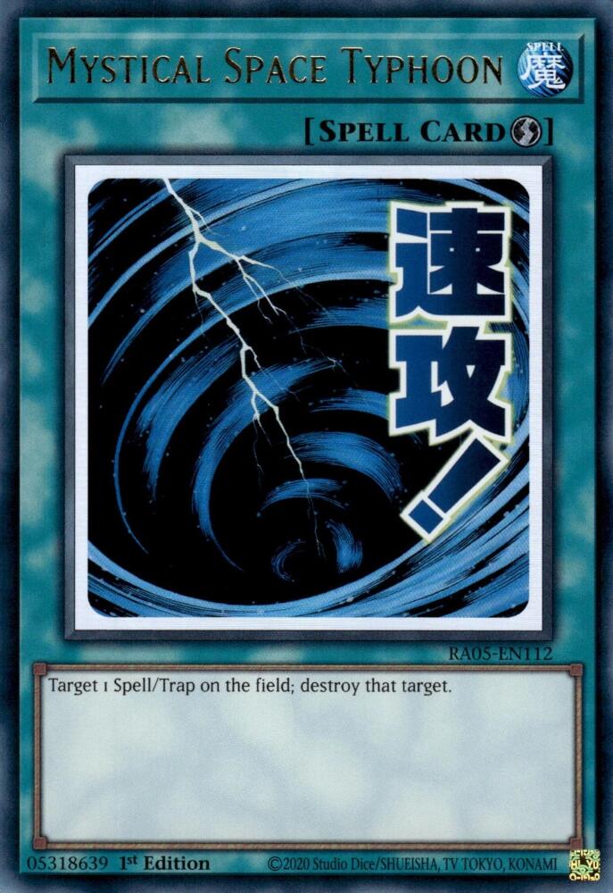 Mystical Space Typhoon [RA05-EN112] Ultra Rare | Total Play