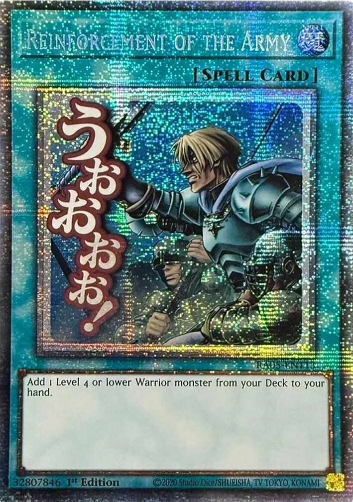 Reinforcement of the Army (Starlight Rare) [RA05-EN113] Starlight Rare | Total Play