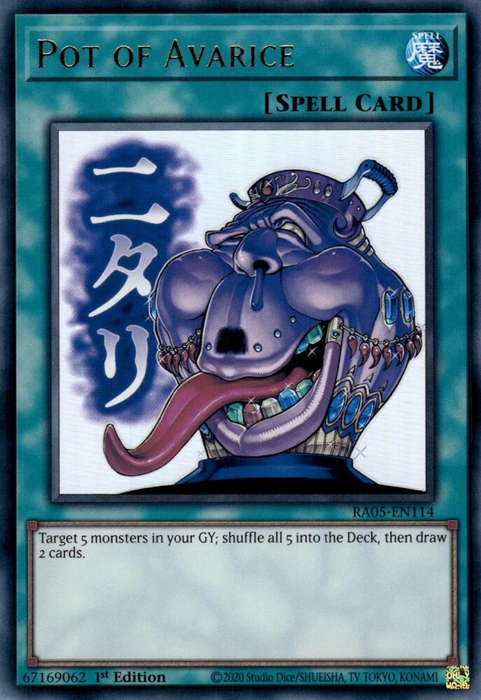 Pot of Avarice [RA05-EN114] Ultra Rare | Total Play