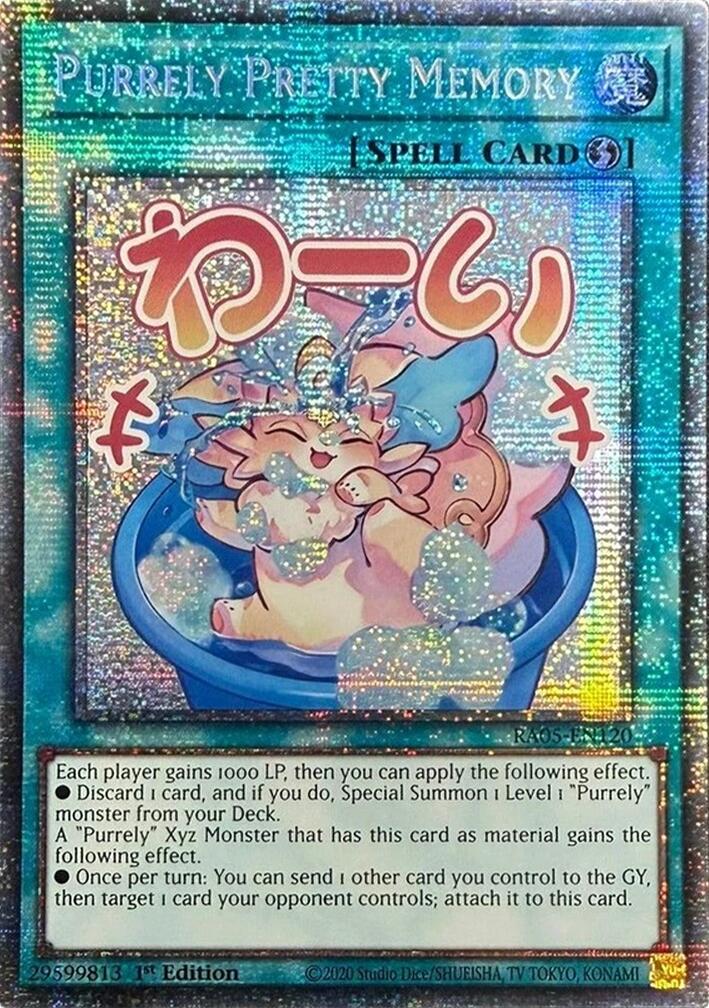 Purrely Pretty Memory (Starlight Rare) [RA05-EN120] Starlight Rare | Total Play