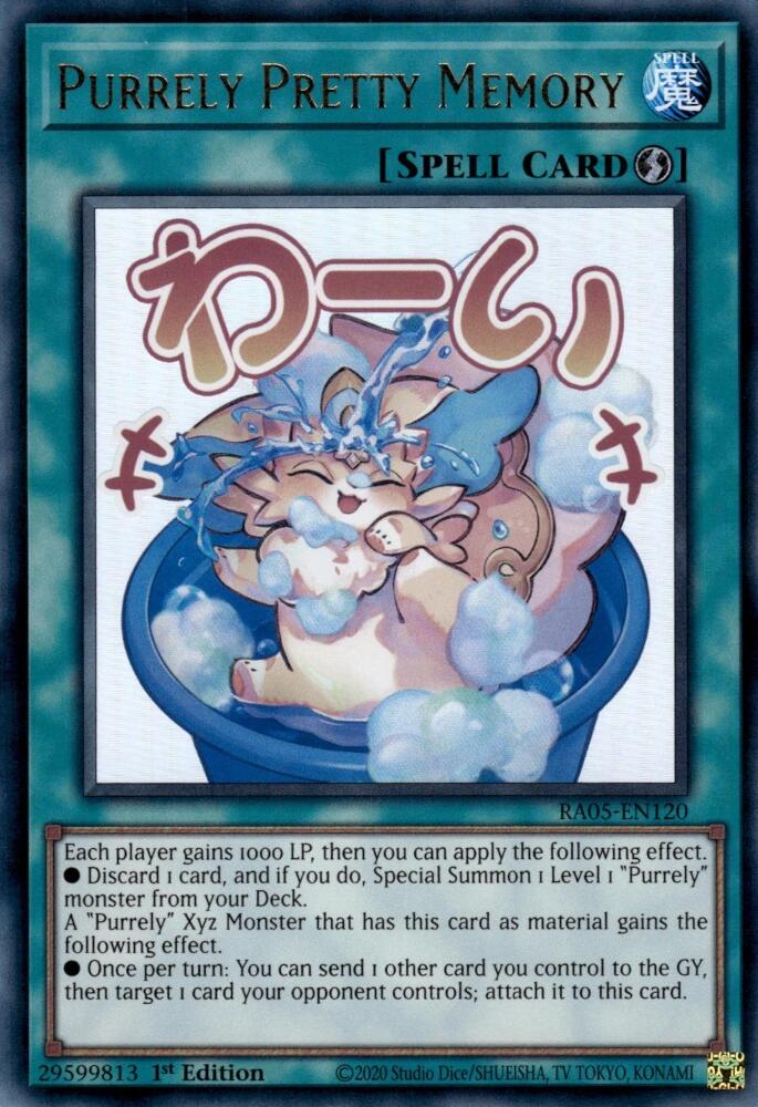 Purrely Pretty Memory [RA05-EN120] Ultra Rare | Total Play