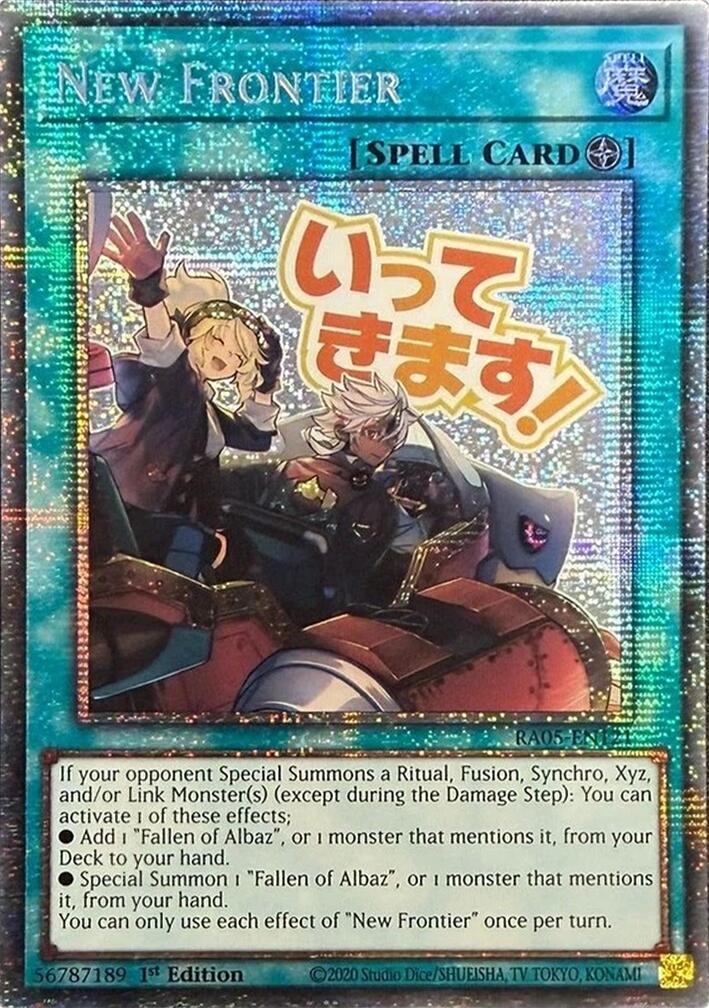 New Frontier (Starlight Rare) [RA05-EN121] Starlight Rare | Total Play