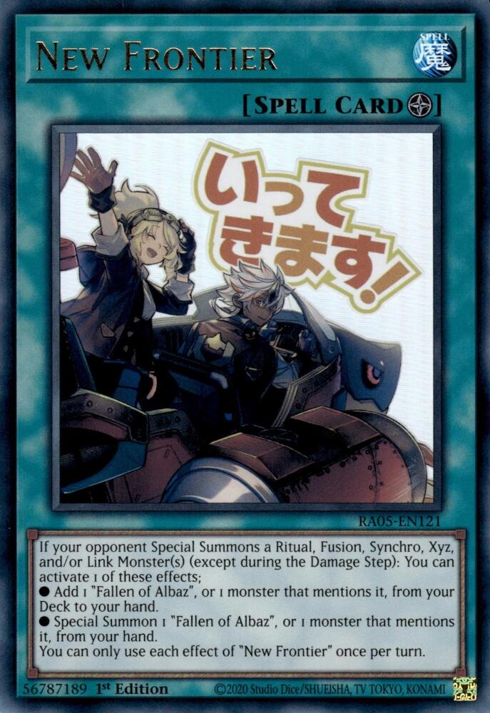 New Frontier [RA05-EN121] Ultra Rare | Total Play