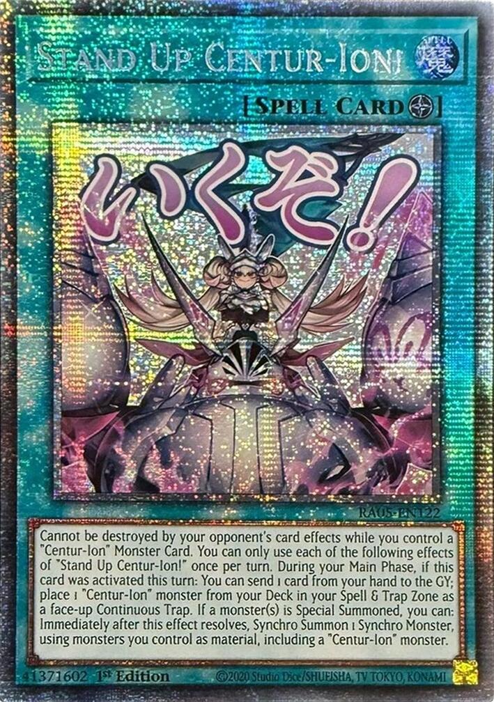 Stand Up Centur-Ion! (Starlight Rare) [RA05-EN122] Starlight Rare | Total Play