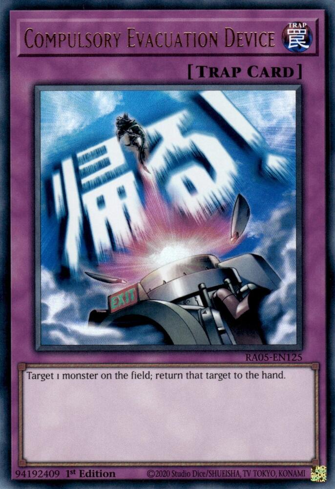 Compulsory Evacuation Device [RA05-EN125] Ultra Rare | Total Play