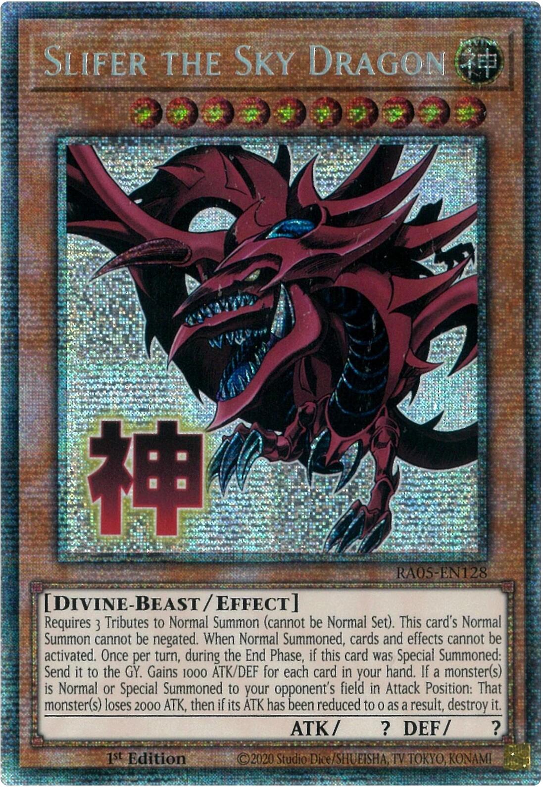 Slifer the Sky Dragon (Starlight Rare) [RA05-EN128] Starlight Rare | Total Play