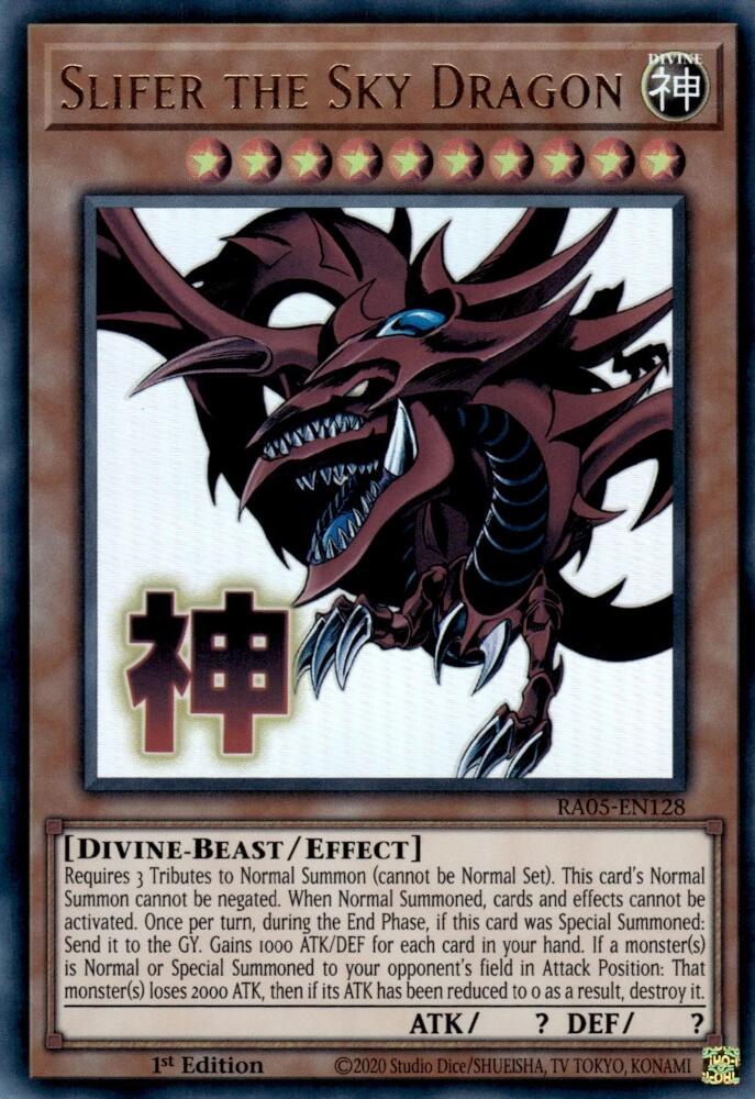 Slifer the Sky Dragon [RA05-EN128] Ultra Rare | Total Play