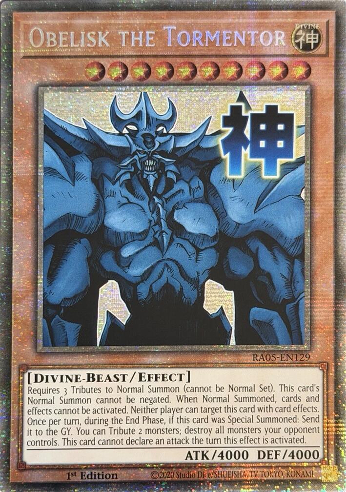 Obelisk the Tormentor (Starlight Rare) [RA05-EN129] Starlight Rare | Total Play