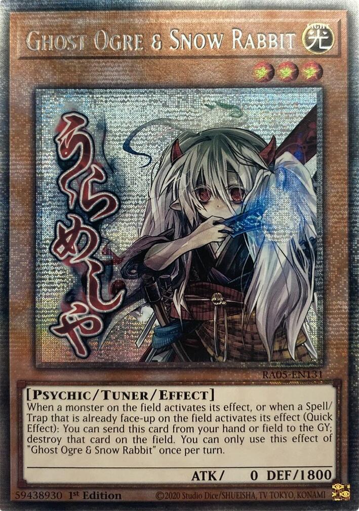 Ghost Ogre & Snow Rabbit (Starlight Rare) [RA05-EN131] Starlight Rare | Total Play