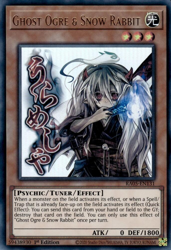 Ghost Ogre & Snow Rabbit [RA05-EN131] Ultra Rare | Total Play