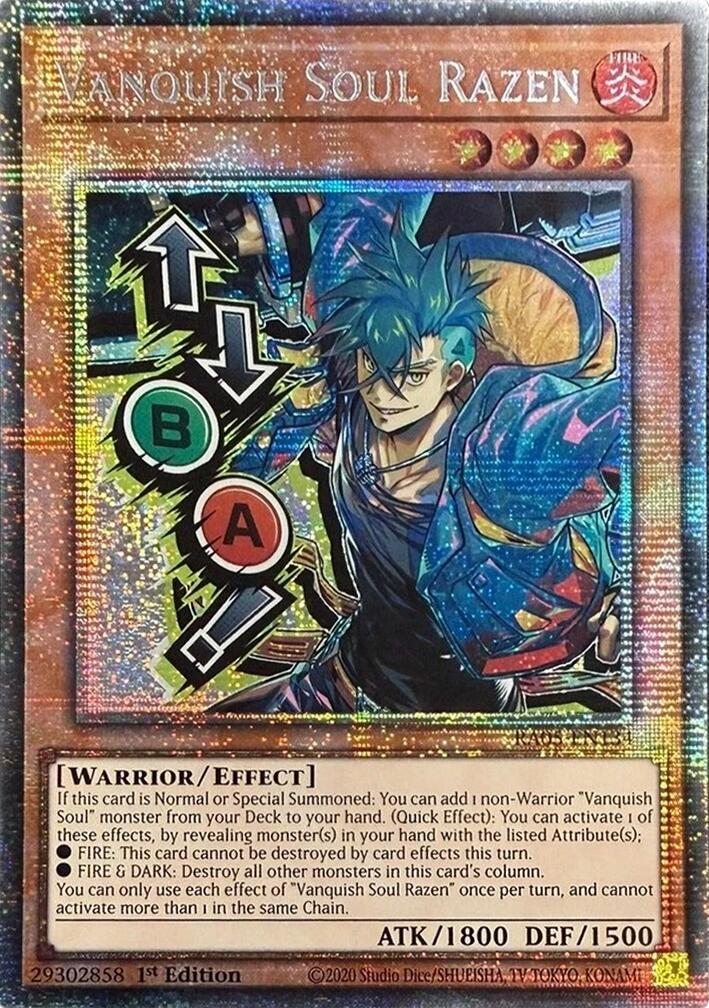 Vanquish Soul Razen (Starlight Rare) (Stamp) [RA05-EN134] Starlight Rare | Total Play