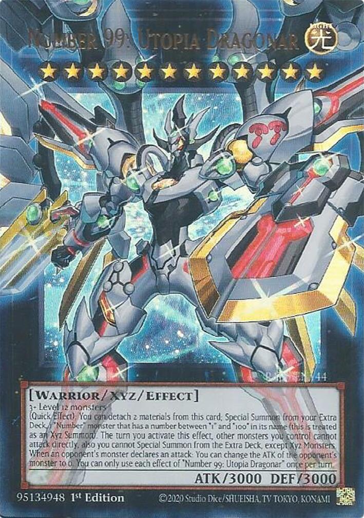 Number 99: Utopia Dragonar [RA05-EN144] Ultra Rare | Total Play