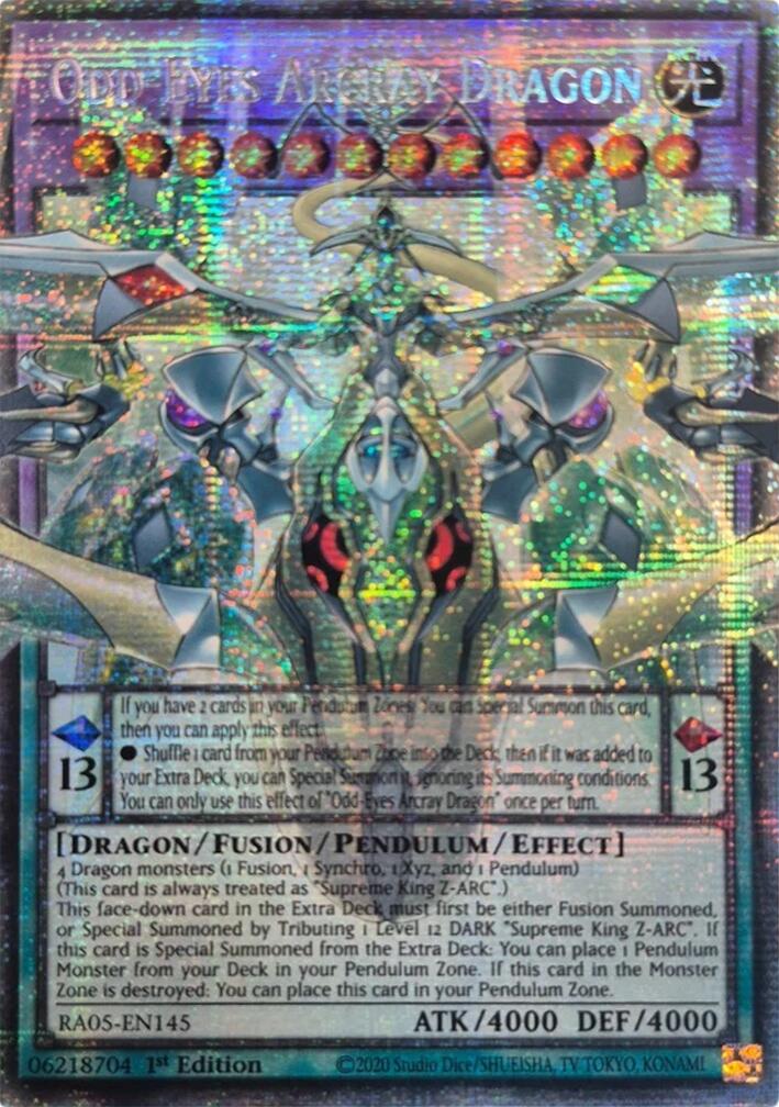 Odd-Eyes Arcray Dragon (Starlight Rare) [RA05-EN145] Starlight Rare | Total Play
