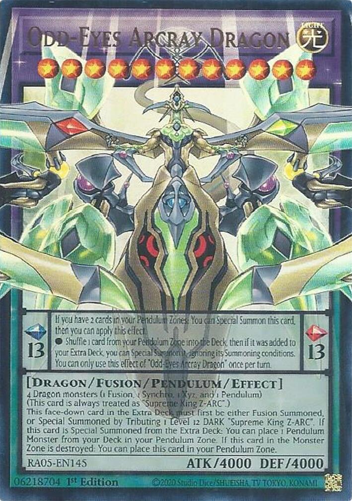 Odd-Eyes Arcray Dragon [RA05-EN145] Ultra Rare | Total Play