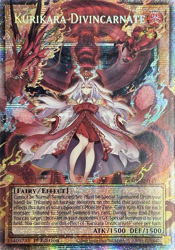Kurikara Divincarnate (Starlight Rare) [RA05-EN147] Starlight Rare | Total Play
