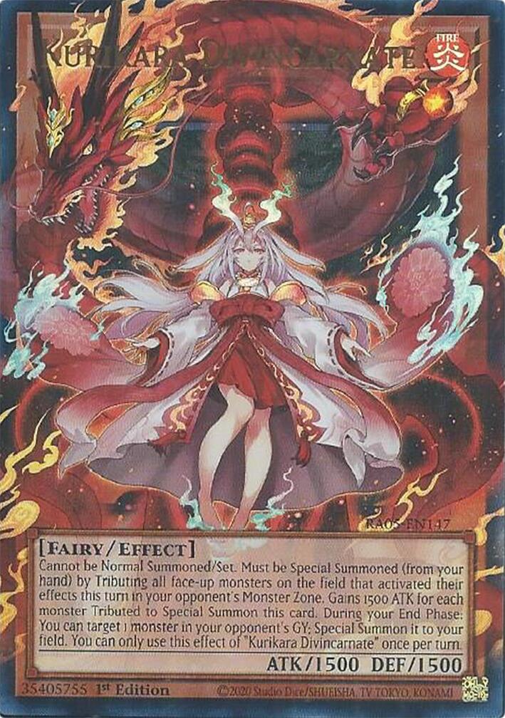 Kurikara Divincarnate [RA05-EN147] Ultra Rare | Total Play