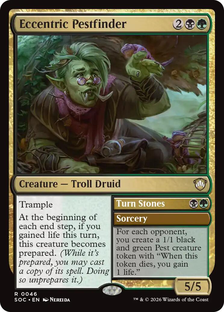 Eccentric Pestfinder [Secrets of Strixhaven Commander] | Total Play