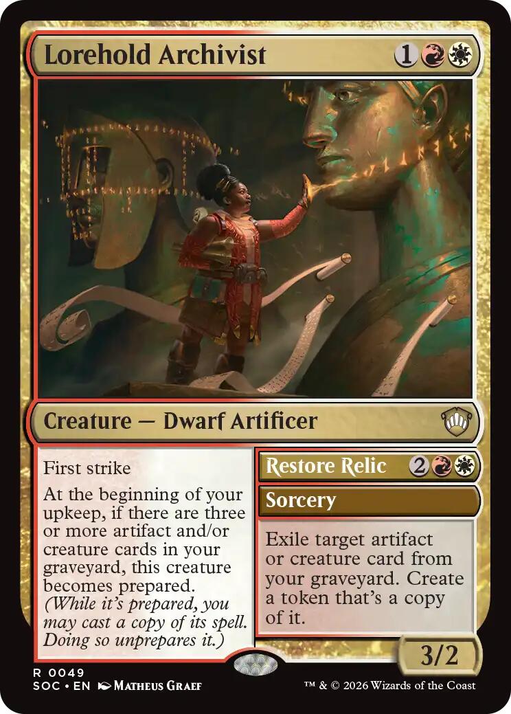 Lorehold Archivist [Secrets of Strixhaven Commander] | Total Play