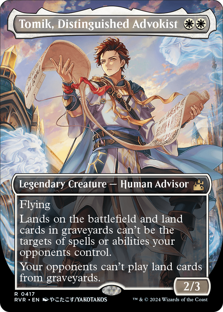 Tomik, Distinguished Advokist (Anime Borderless) [Ravnica Remastered] | Total Play