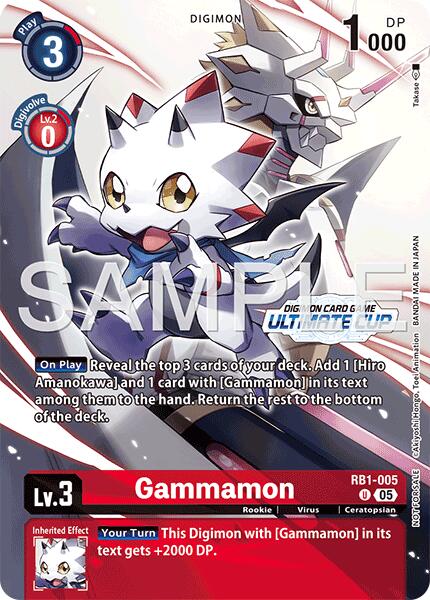 Gammamon [RB1-005] - RB1-005 (Ultimate Cup 26-27 Season 1 Top 16) [Resurgence Booster] | Total Play