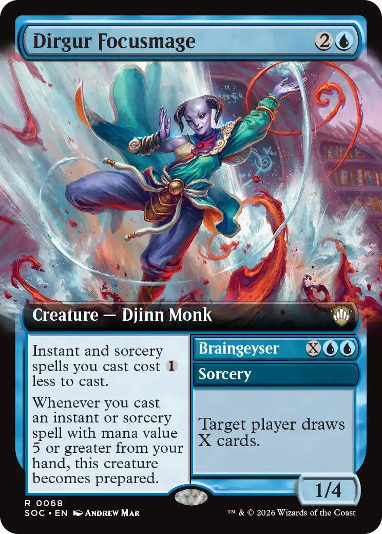 Dirgur Focusmage (Extended Art) [Secrets of Strixhaven Commander] | Total Play
