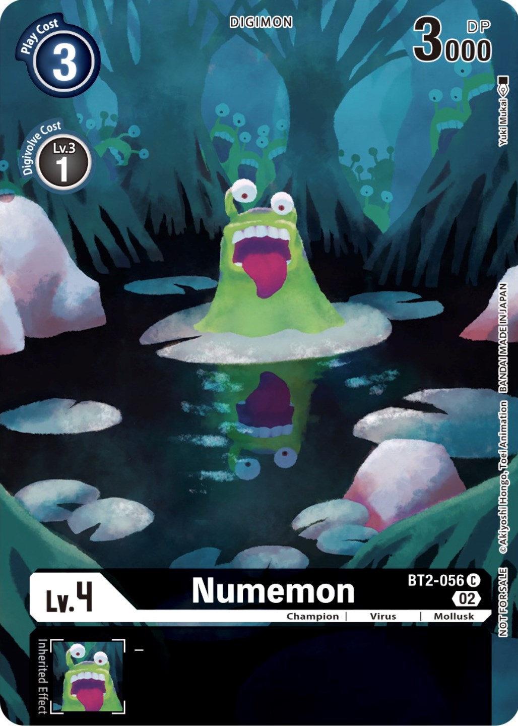 Numemon [BT2-056] (Digimon Illustration Competition Promotion Pack) [Release Special Booster Promos] | Total Play