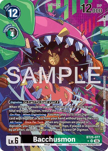 Bacchusmon [BT25-077] (Alternate Art) [Dual Revolution] | Total Play
