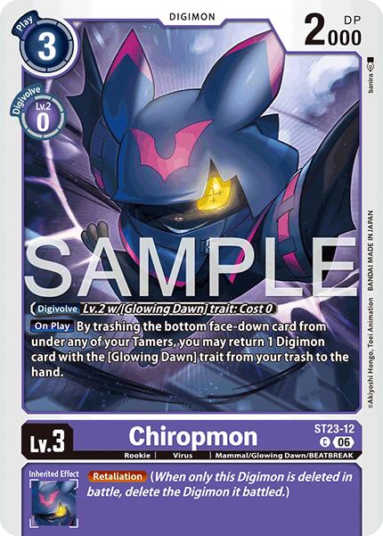 Chiropmon [ST23-12] [Starter Deck: Beatbreak] | Total Play