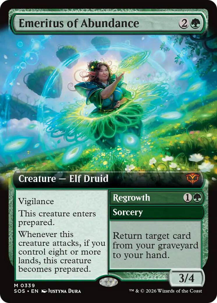 Emeritus of Abundance (Extended Art) [Secrets of Strixhaven] | Total Play