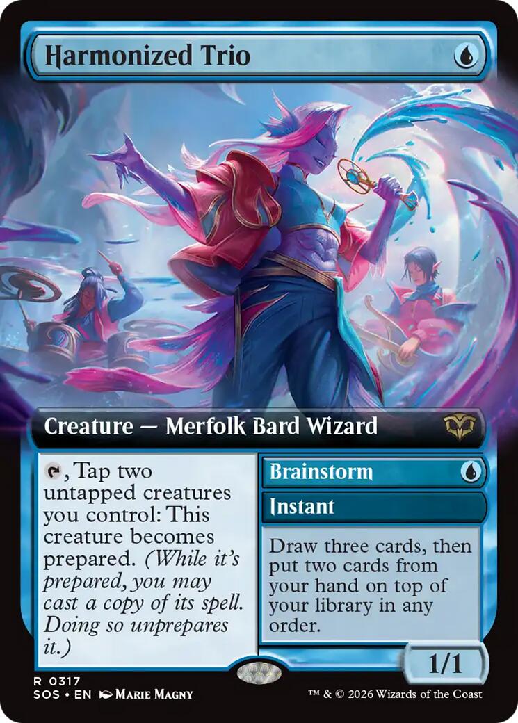 Harmonized Trio (Extended Art) [Secrets of Strixhaven] | Total Play