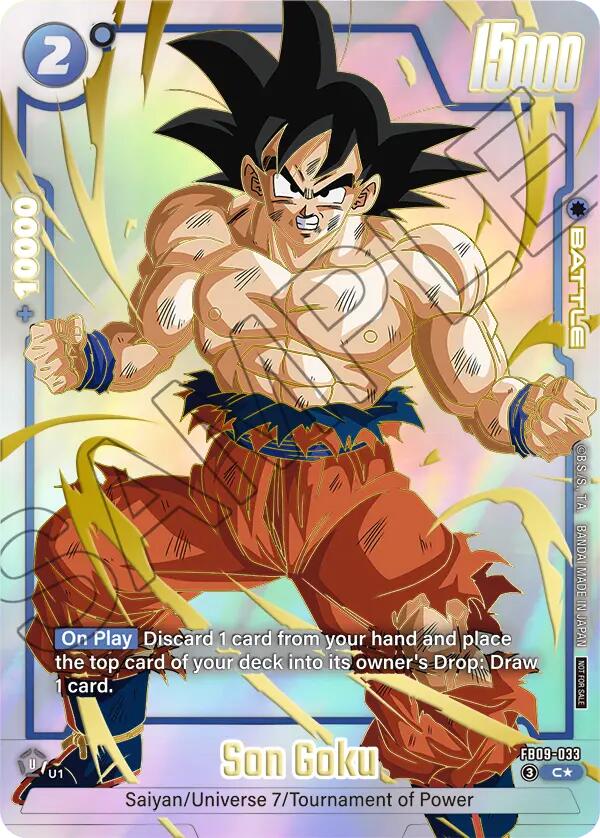 Son Goku (FB09-033) (Limited Pack 26-27 WAVE1) [Fusion World Tournament Cards] | Total Play
