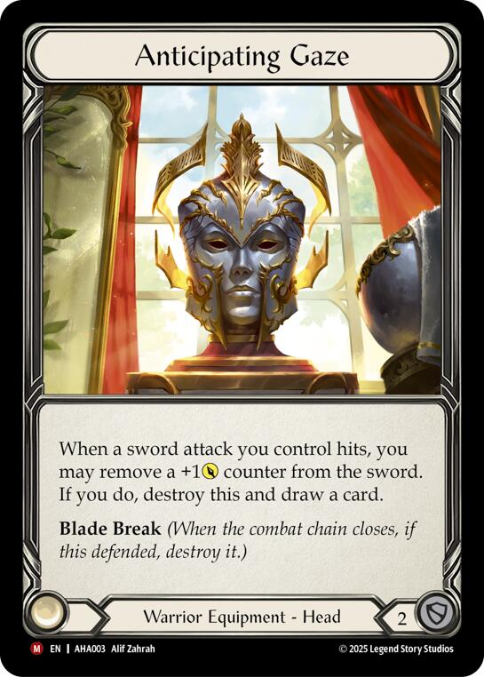 Anticipating Gaze [AHA003] (Armory Deck Origins: Hala)  Rainbow Foil | Total Play